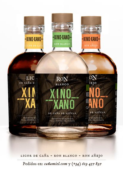 Licor de caña, Ron Blanco y Ron Añejo Xino-Xano